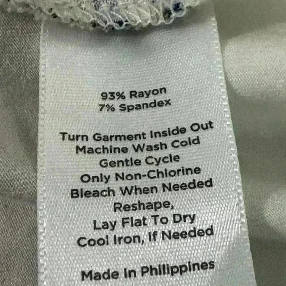 Talbots Size M Boat Neck Nautical Print Long Sleeve Tunic - Picture 7 of 8